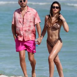Scott Disick Enjoys the Day with Amelia Gray Hamlin on the Beach in Miami 117 Photos