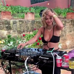 Sexy Rita Ora Plays Her DJ Set During a Party in Ibiza 8 Photos