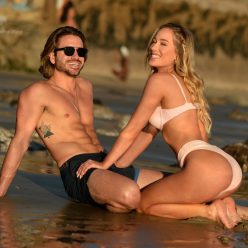 Sexy Robbi Jan Enjoys a Day with Alex Costa on the Beach 25 Photos