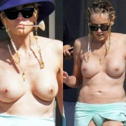 Sharon Stone Shows Her Nude Tits in France 14 Photos Updated