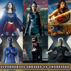 Superheros Dressed vs. Undressed 37 Pics Video