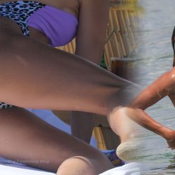 Sylvie Meis 038 Niclas Castello Enjoy a Beach Day in Saint Tropez 120 Photos