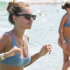 Thylane Blondeau Shows Off Her Incredible Physique While Enjoying the Sun in St T