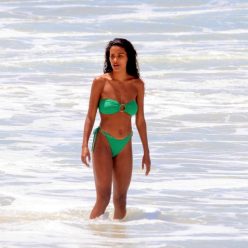Tina Kunakey Looks Hot on the Beach in Rio 44 Photos