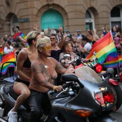 Topless Women Spotted in Sydney Gay and Lesbian Mardi Gras Parade 17 Photos