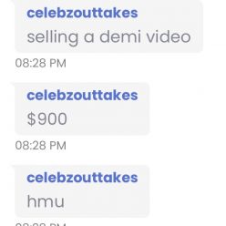 Unknown Hacker Sends Us The Price for Demi8217s Private Stuff