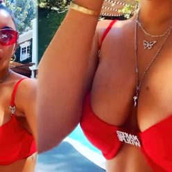 Vanessa Hudgens Looks Hot in a Red Bikini 6 Pics Video