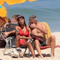 Vincent Cassel 038 Tina Kunakey Bare Their Hot Bodies at the Beach in Brazil 40 Photos