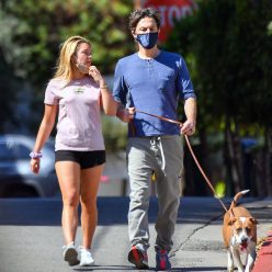 Zach Braff Is Seen with Braless Florence Pugh in LA 17 Photos