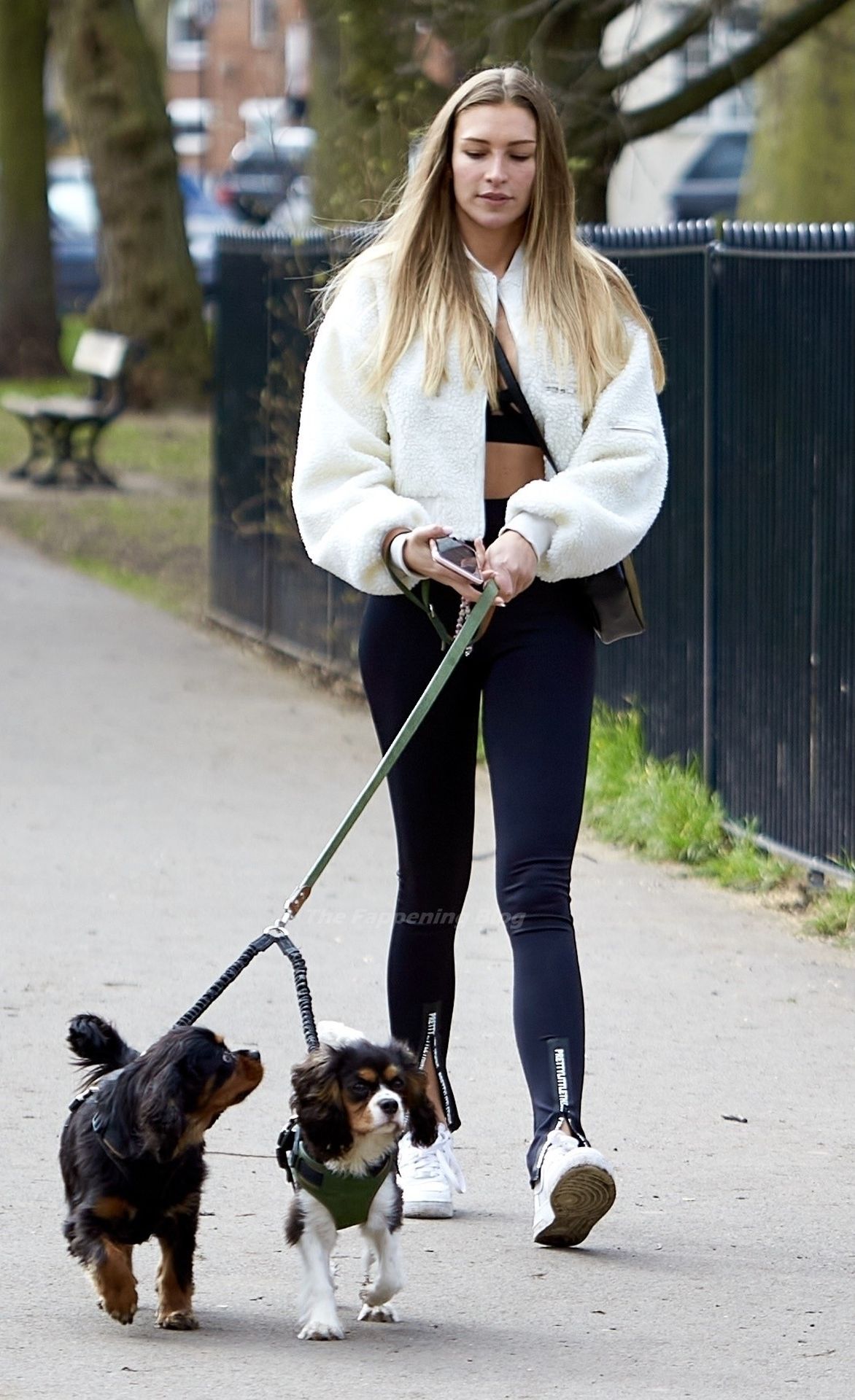 Zara McDermott is Spotted with Her Two Puppies in London (17 Photos)