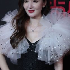 Zhang Meng Shows Her Cleavage at the Cosmo Event 12 Photos