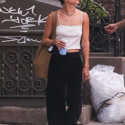 Zoe Kravitz is Pictured Braless on a Solo Stroll in NYC 6 Photos