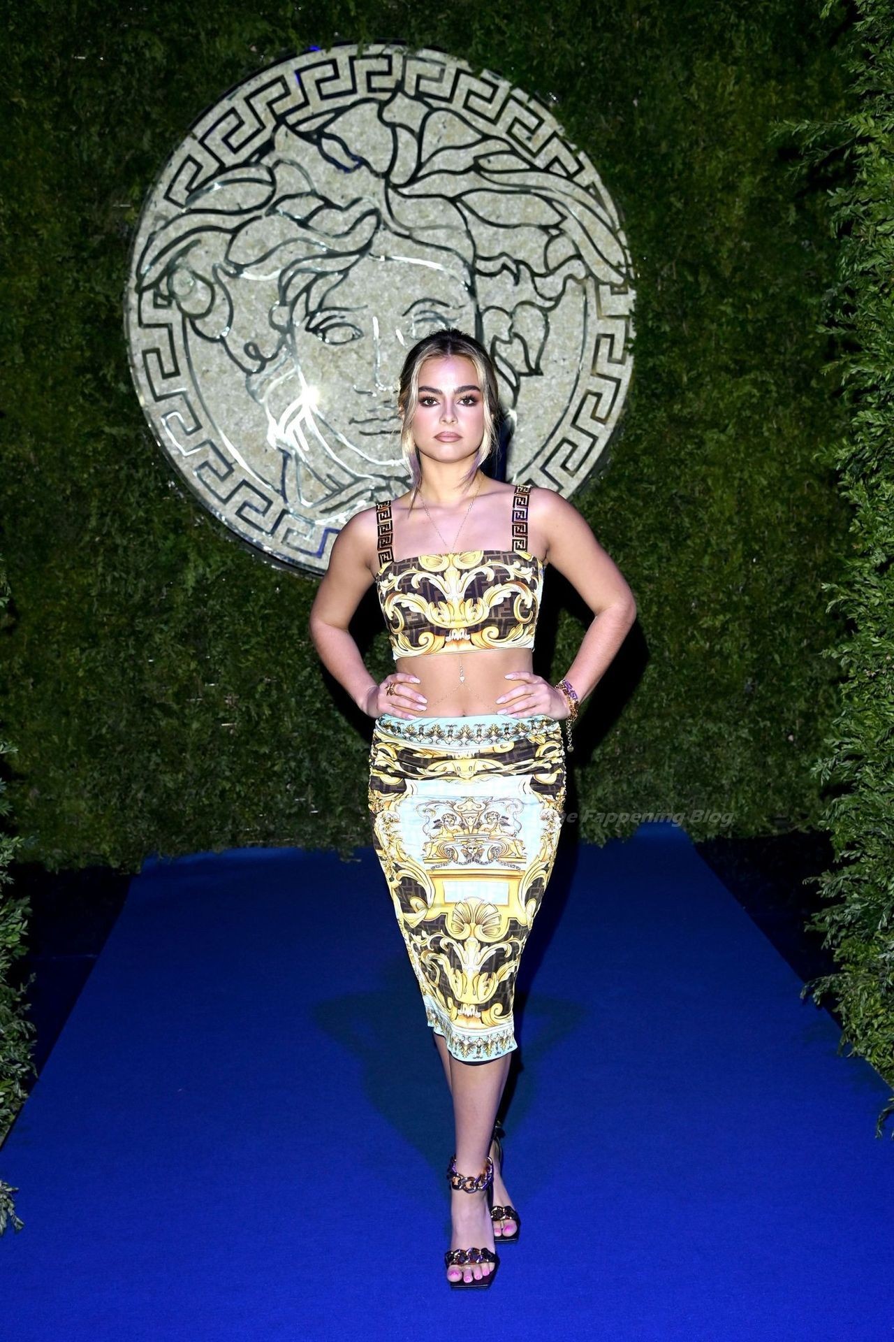 Addison Rae Looks Gorgeous at the Versace Fashion Show in Milan (47 Photos)