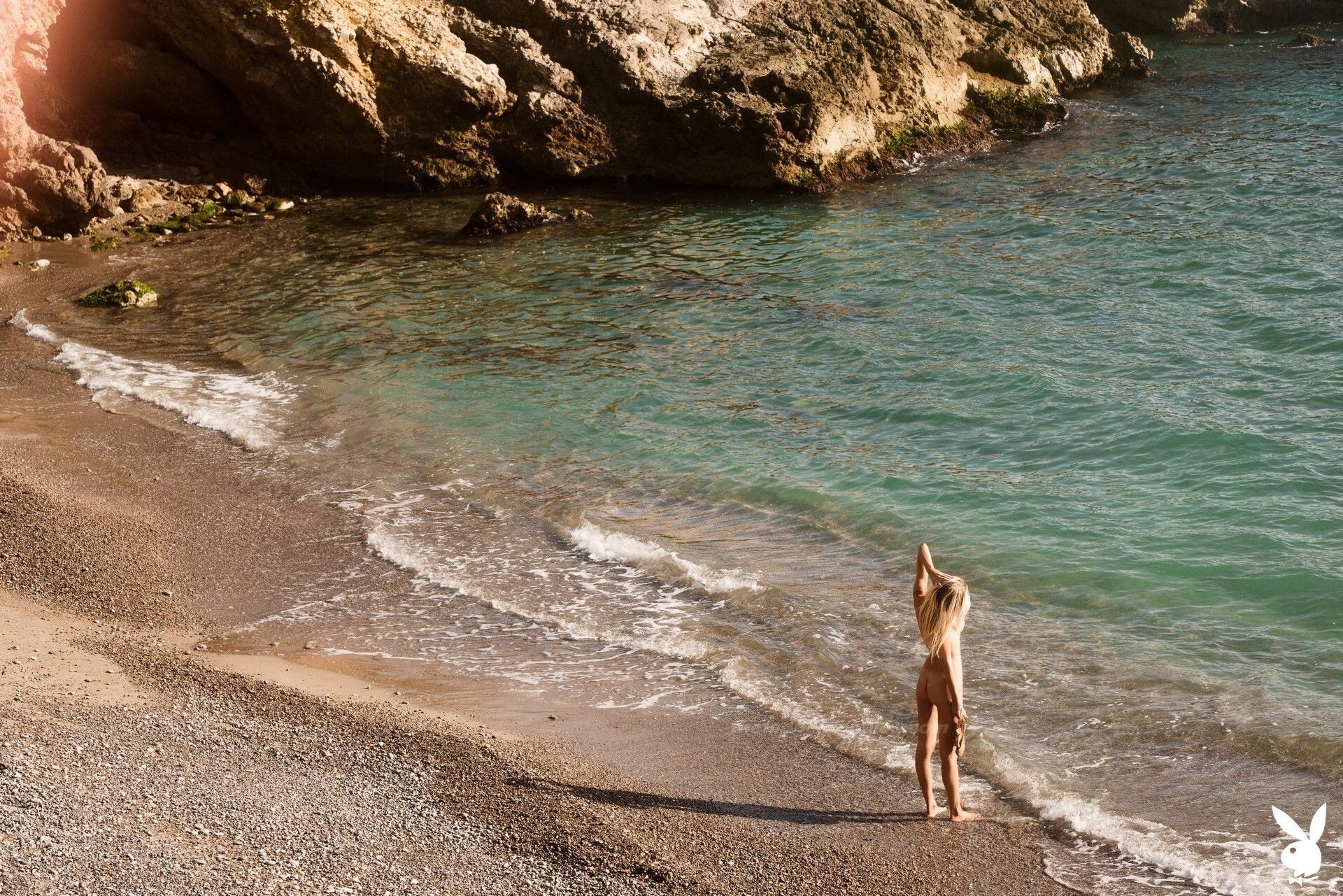 Alberte Valentine Christensen Nude - Sand Secrets (34 Photos)