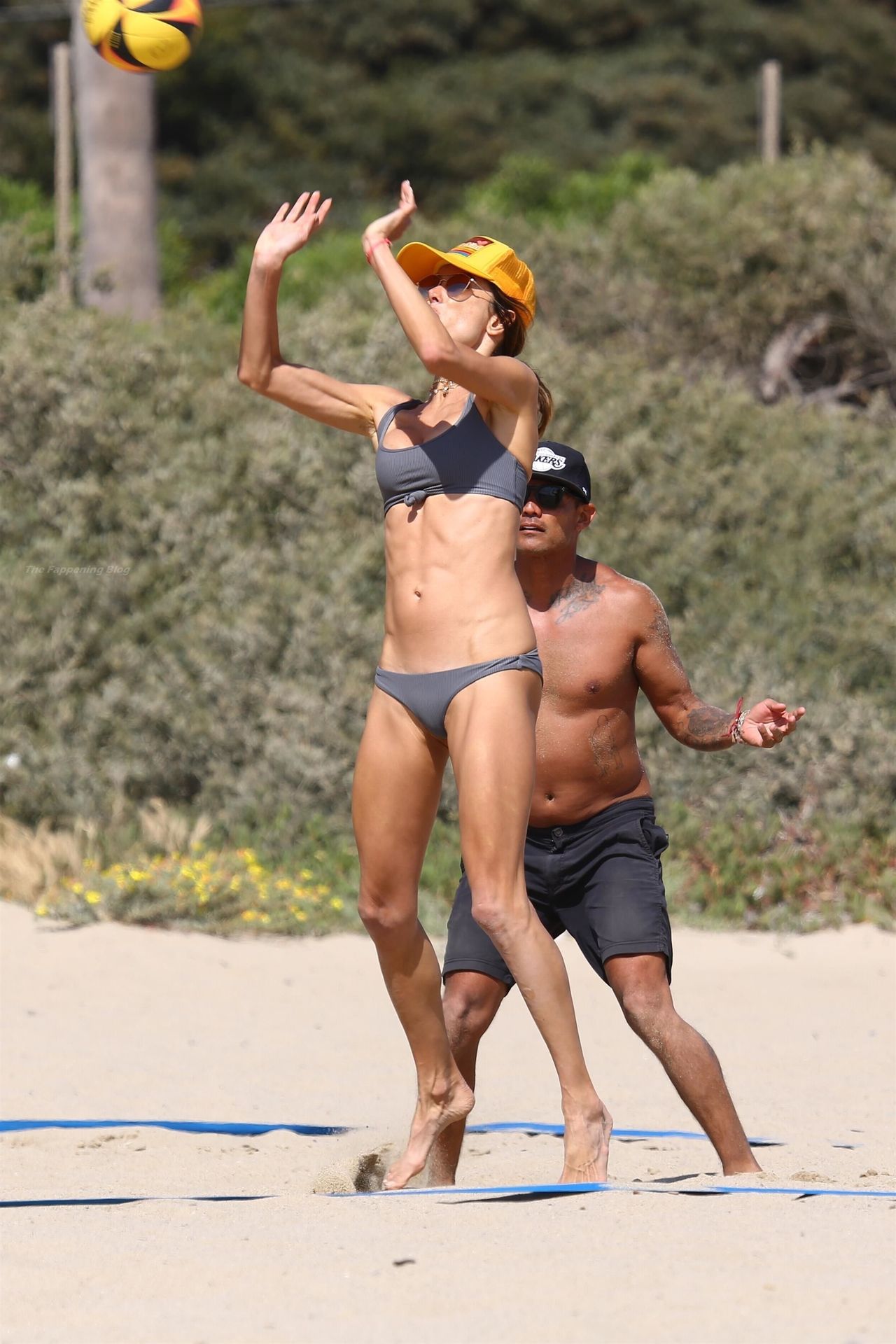 Alessandra Ambrosio Flaunts Her Slim Figure on the Beach with Friends (131 New Photos)