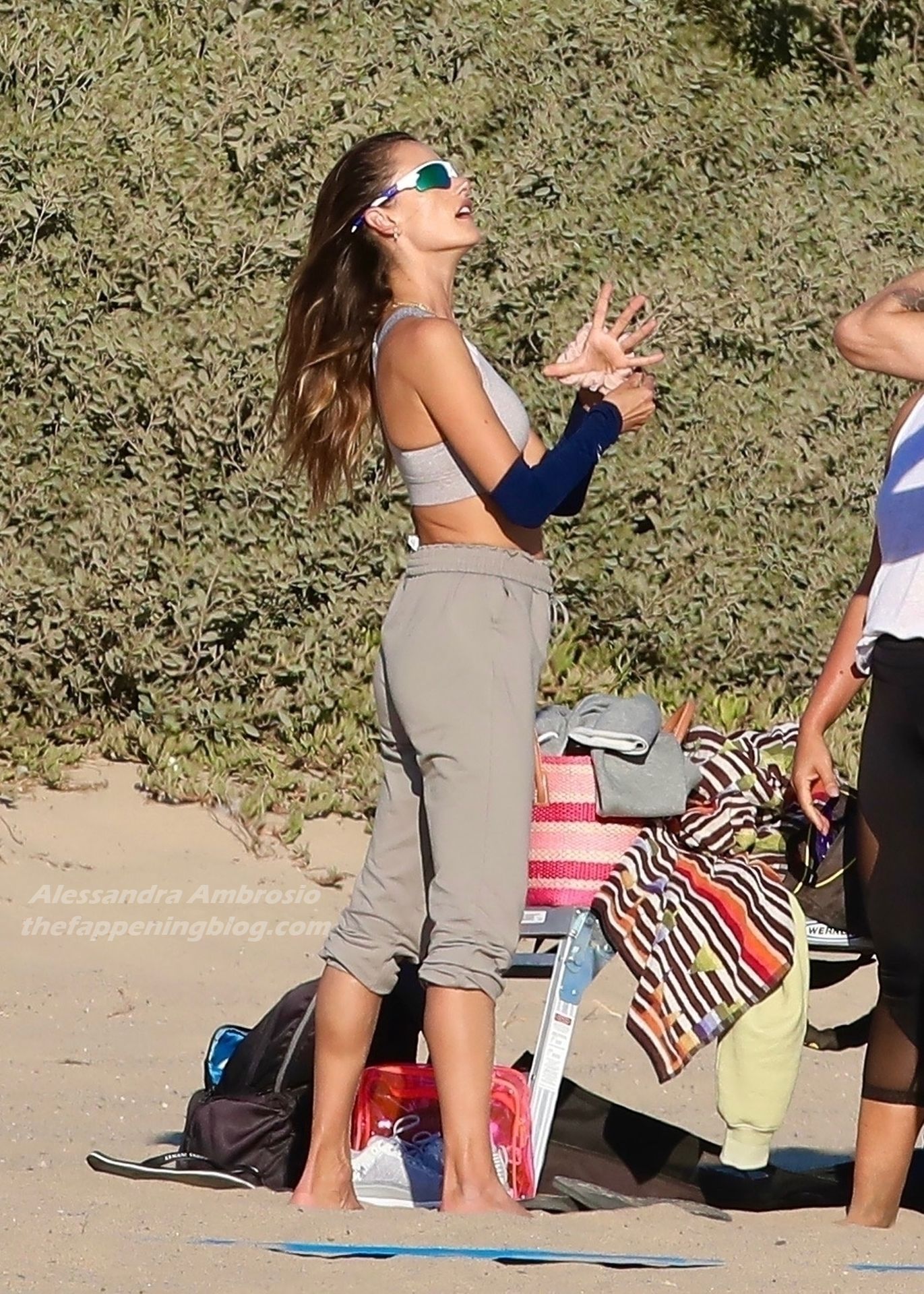 Alessandra Ambrosio Puts in Work on the Sand (132 Photos)