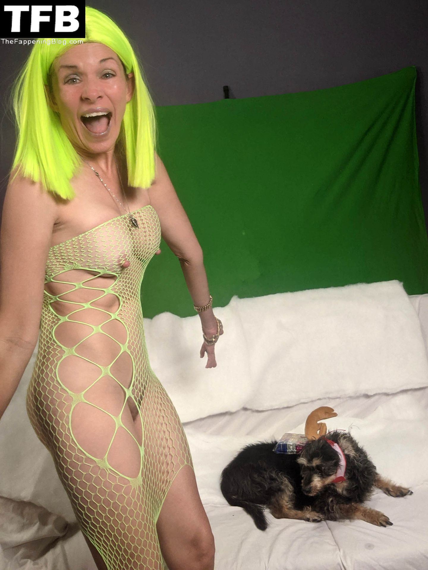 Alicia Arden Poses Nude For the Grinch-mas Halloween Shoot (35 Photos)