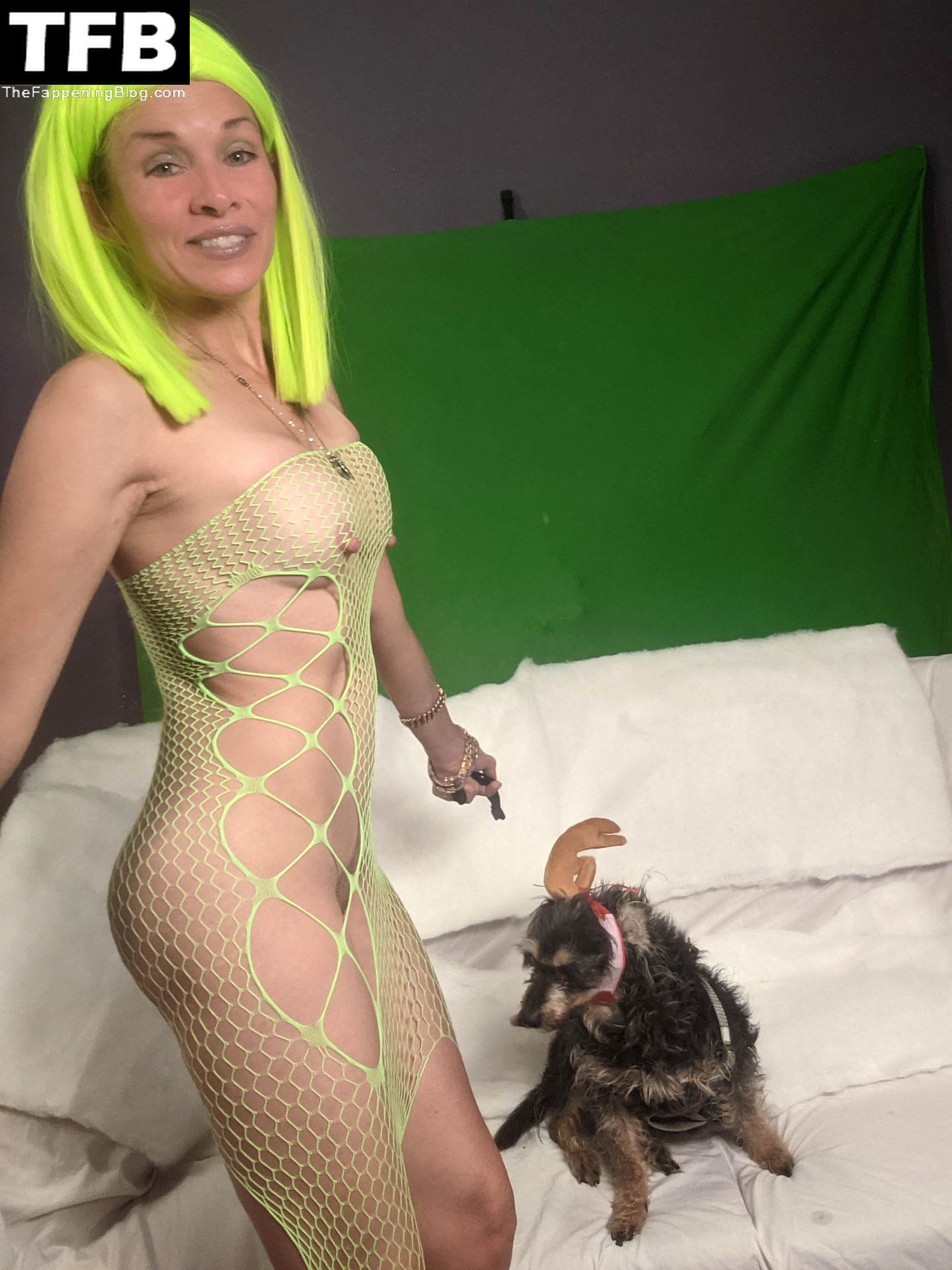 Alicia Arden Poses Nude For the Grinch-mas Halloween Shoot (35 Photos)