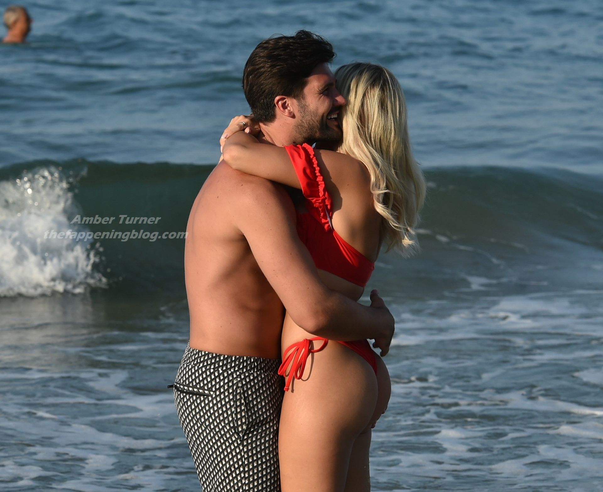 Amber Turner & Dan Edgar Look Loved Up as They Walk Along the Beach in Turkey (16 Photos)