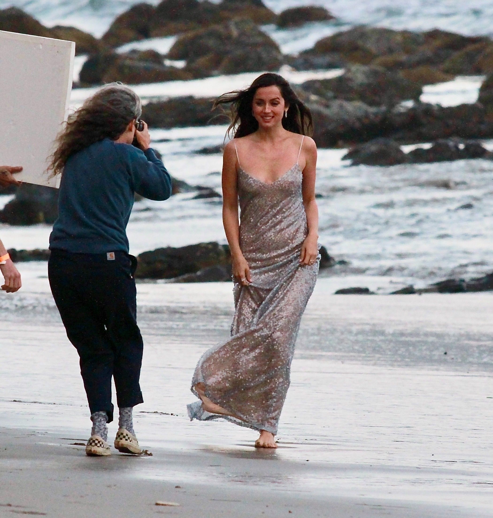 Ana de Armas Shoots a Sce
ne for a Perfume Commercial at the Beach (67 Photos)