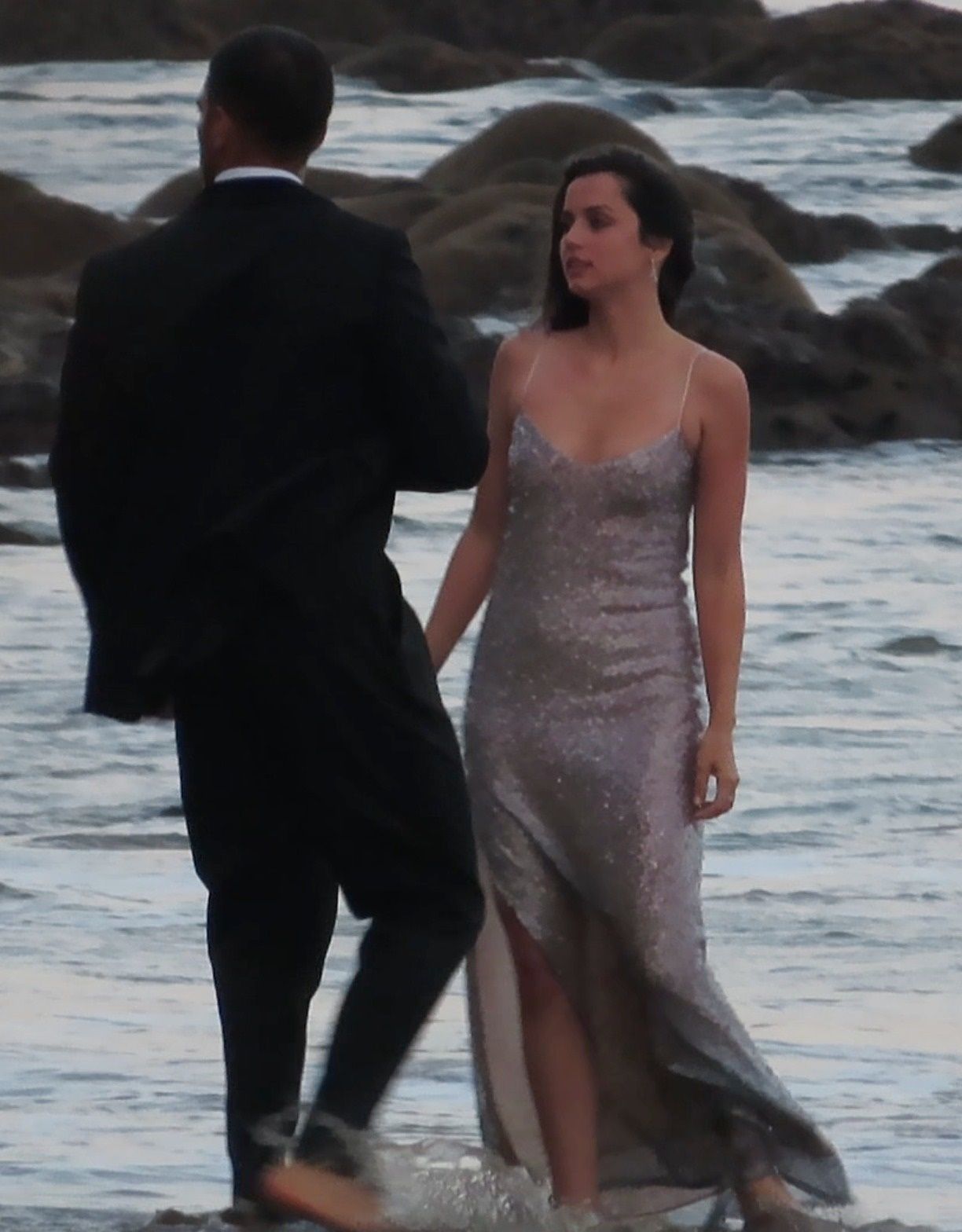 Ana de Armas Shoots a Scene for a Perfume Commercial at the Beach (67 Photos)