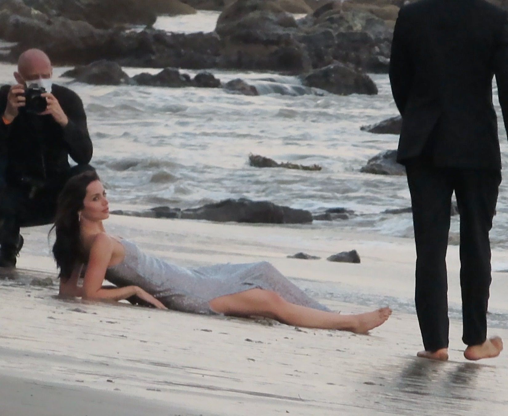 Ana de Armas Shoots a Scene for a Perfume Commercial at the Beach (67 Photos)