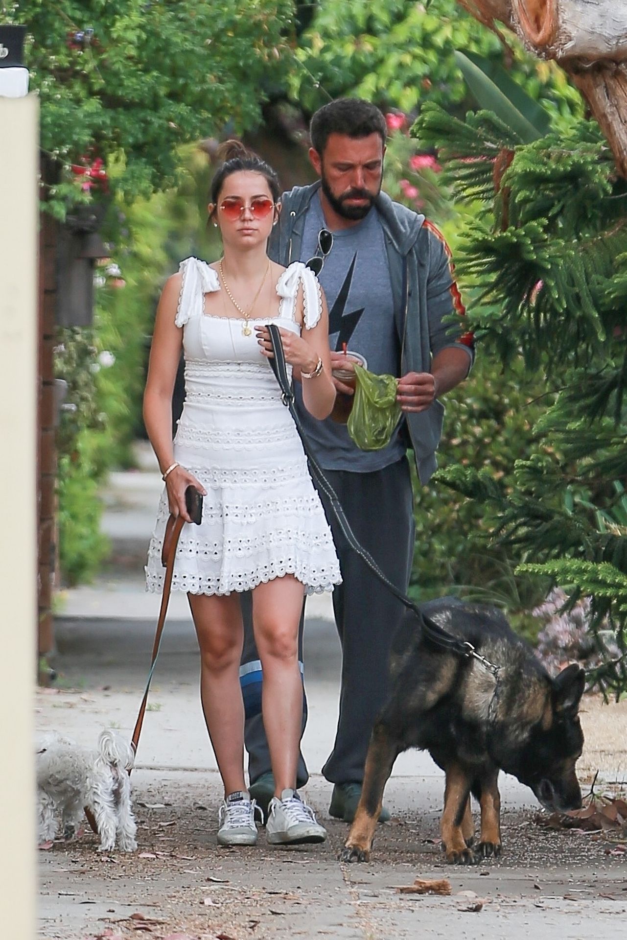 Ben Affleck & Ana de Armas Take the Dogs Out For a Walk (54 Photos)
