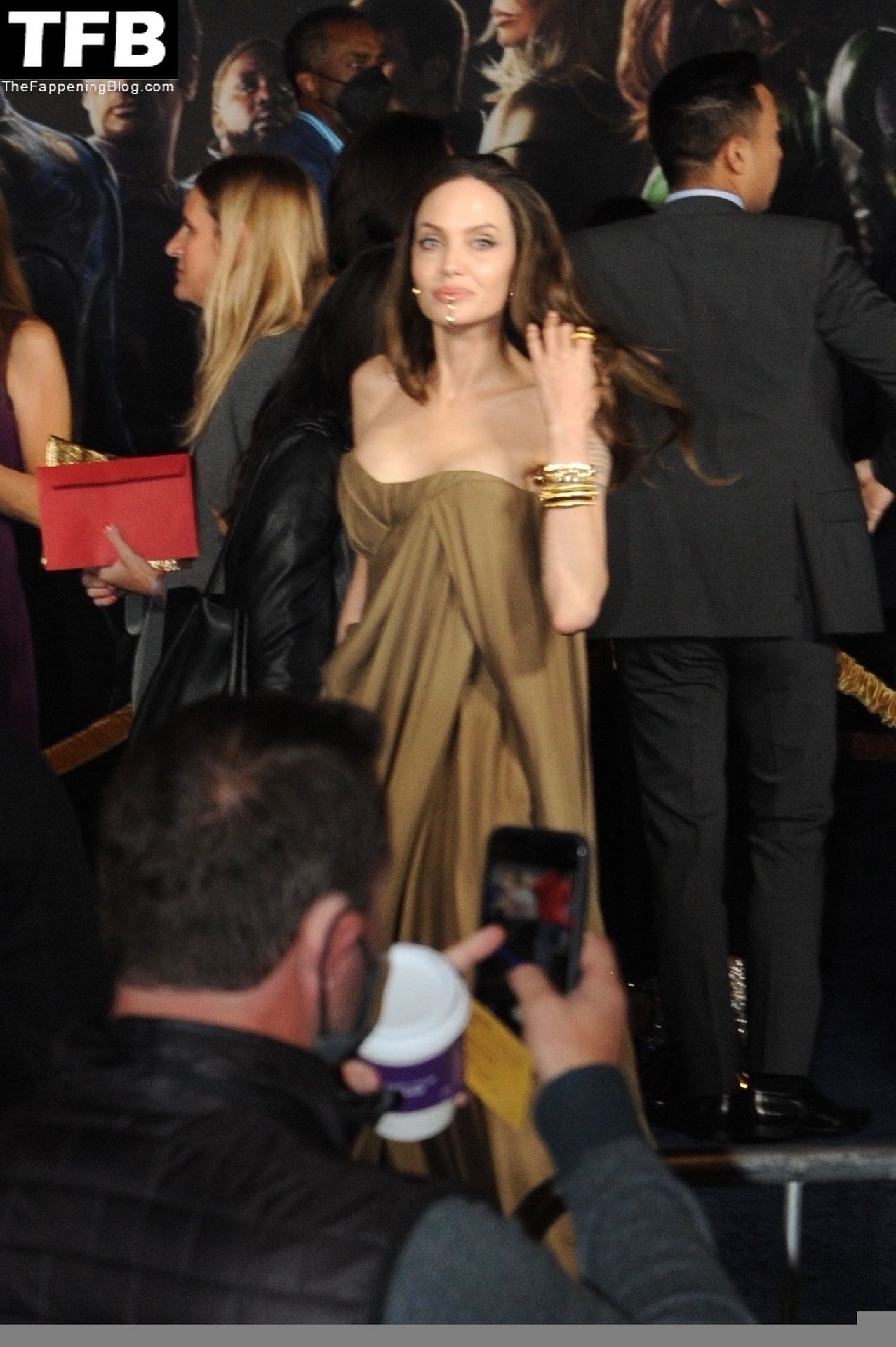 Angelina Jolie Flaunts Her Cleavage at the Eternals’ Premiere in LA (95 Photos)