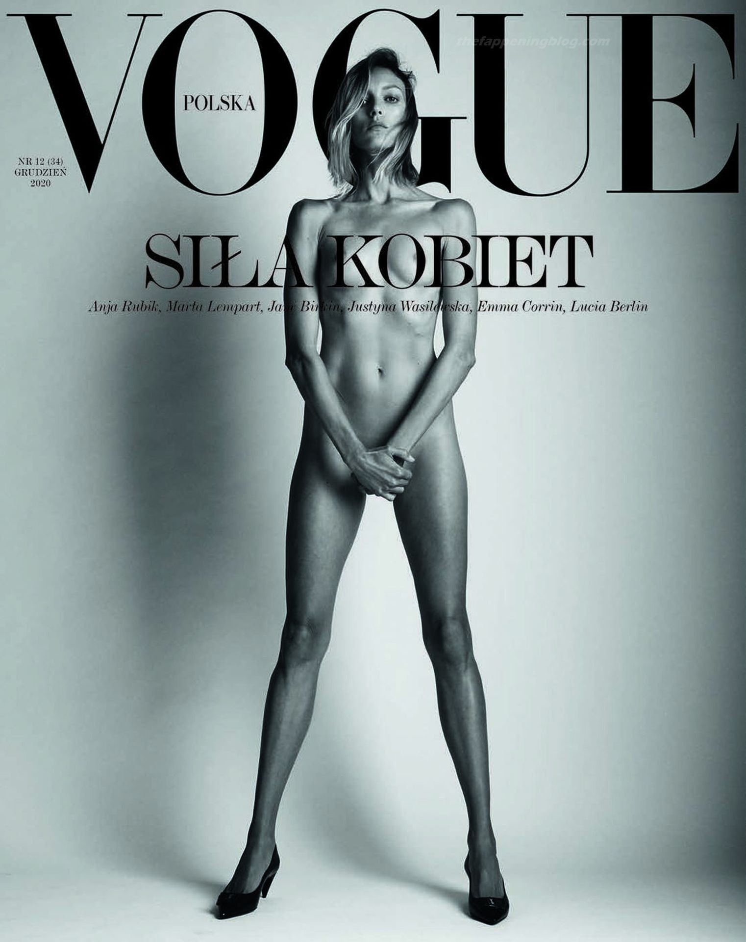 Anja Rubik Nude & Sexy - Vogue Poland (13 Photos)