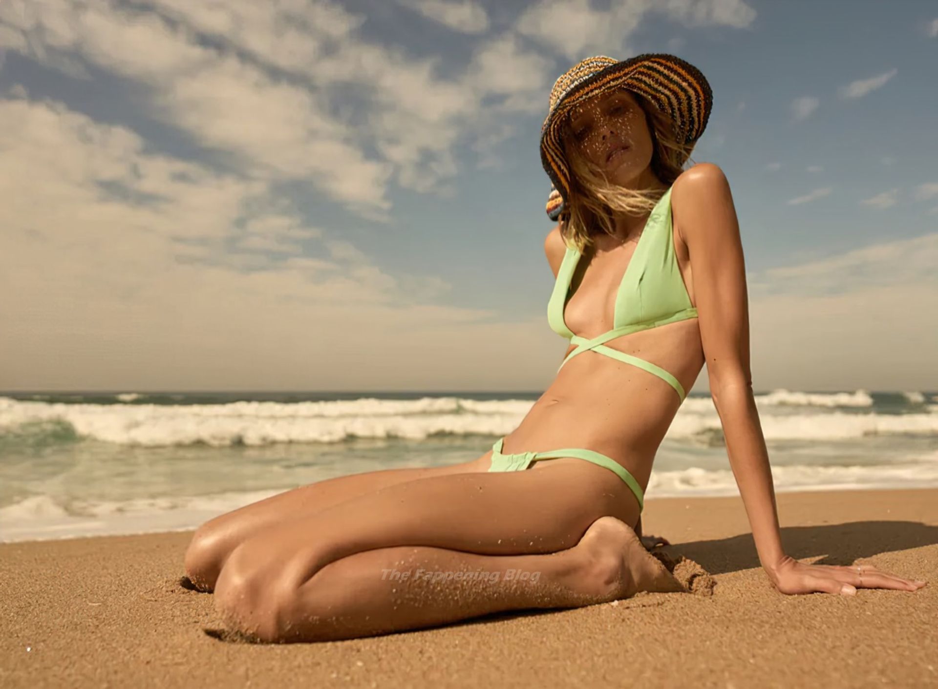 Anja Rubik is Beach Ready in Zara’s Swimsuit Designs (11 Photos)
