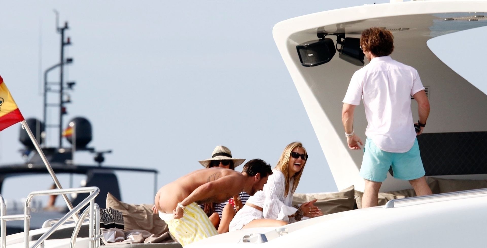 Arabella Chi Parties On a Luxury Yacht in Formentera (54 Photos)