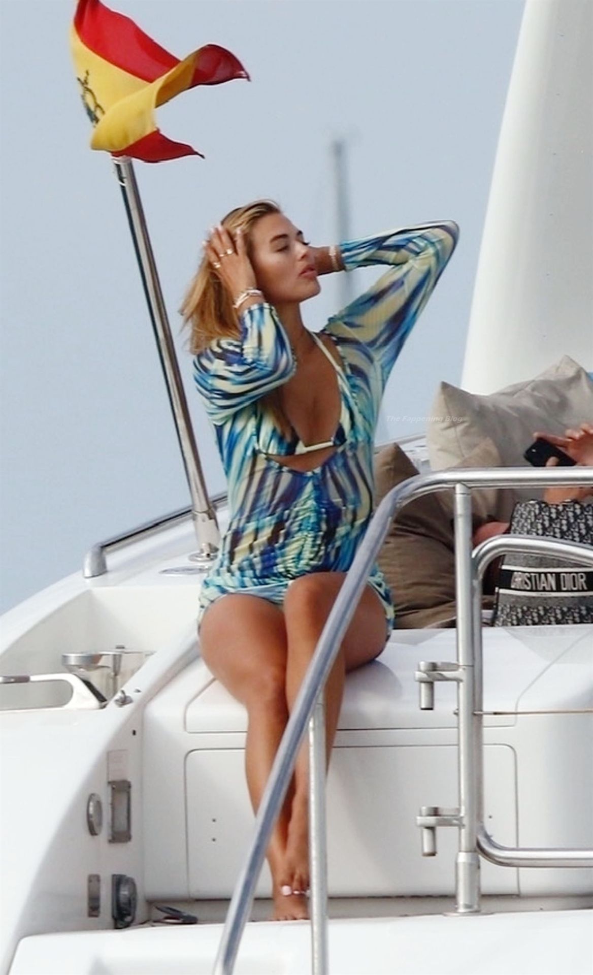 Arabella Chi Parties On a Luxury Yacht in Formentera (54 Photos)