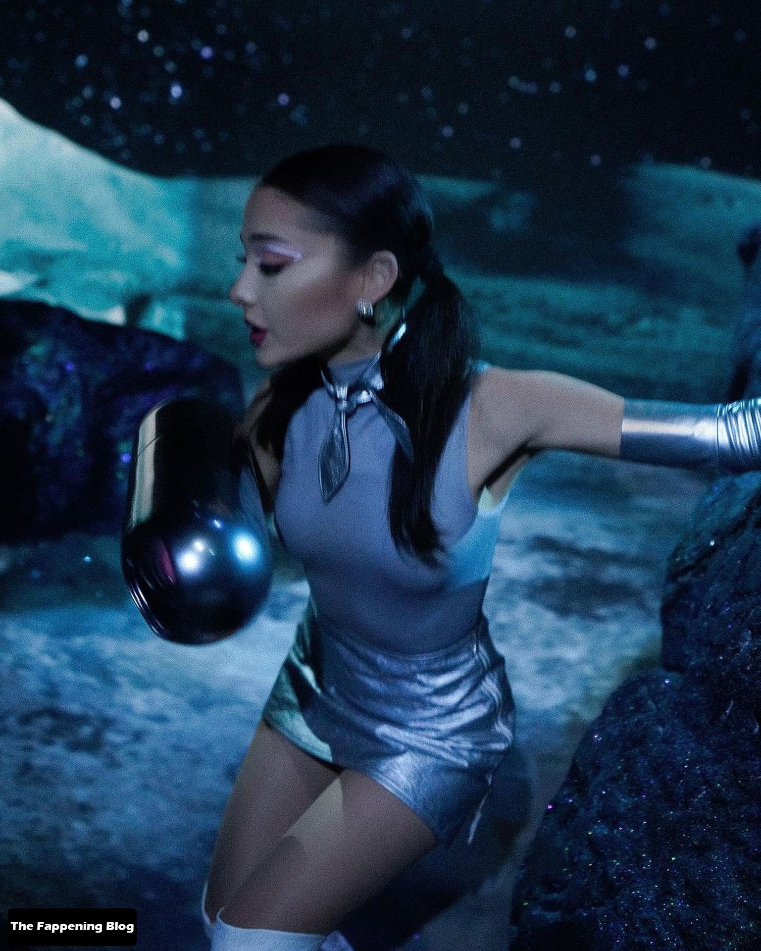 Ariana Grande Flaunts Her Pokies in a New Promo Shoot (17 Photos + Video)