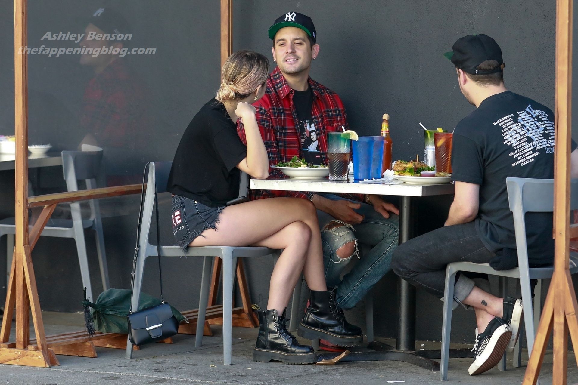 Ashley Benson & G-Eazy Have Lunch with a Friend in LA (62 Photos)