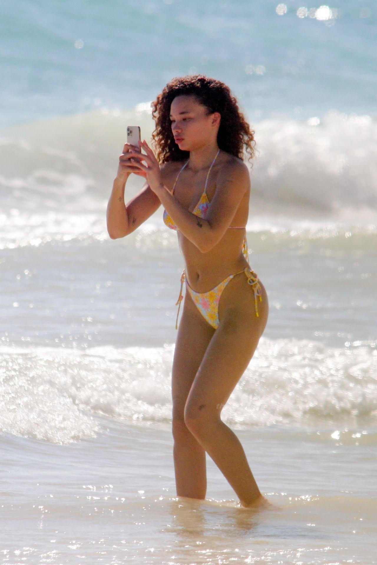 Ashley Moore Flaunts Her Flawless Physique at the Beach with Friends in Tulum (31 Photos)