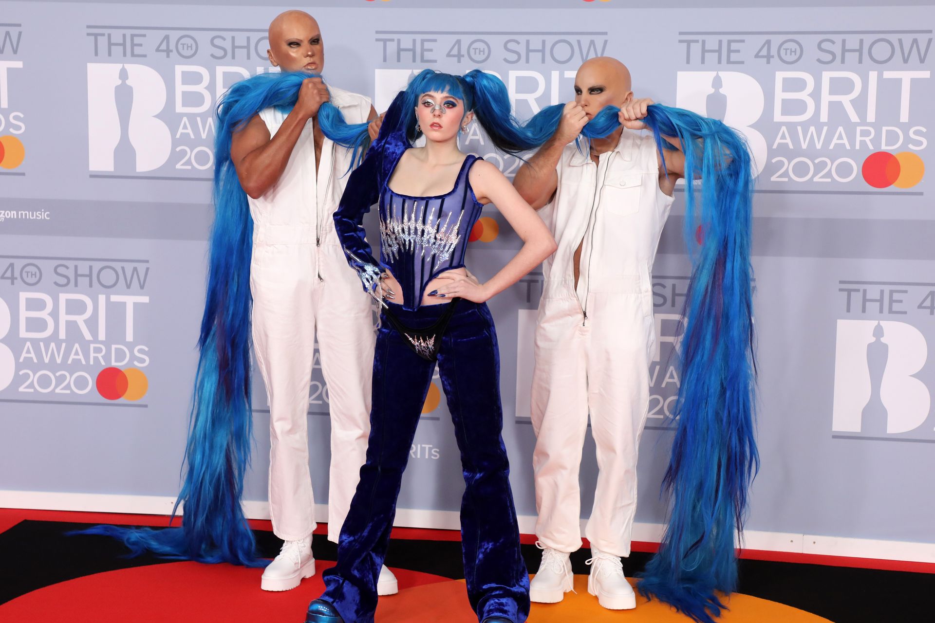 Ashnikko Shows Her Tits at The 2020 Brit Awards (43 Photos)