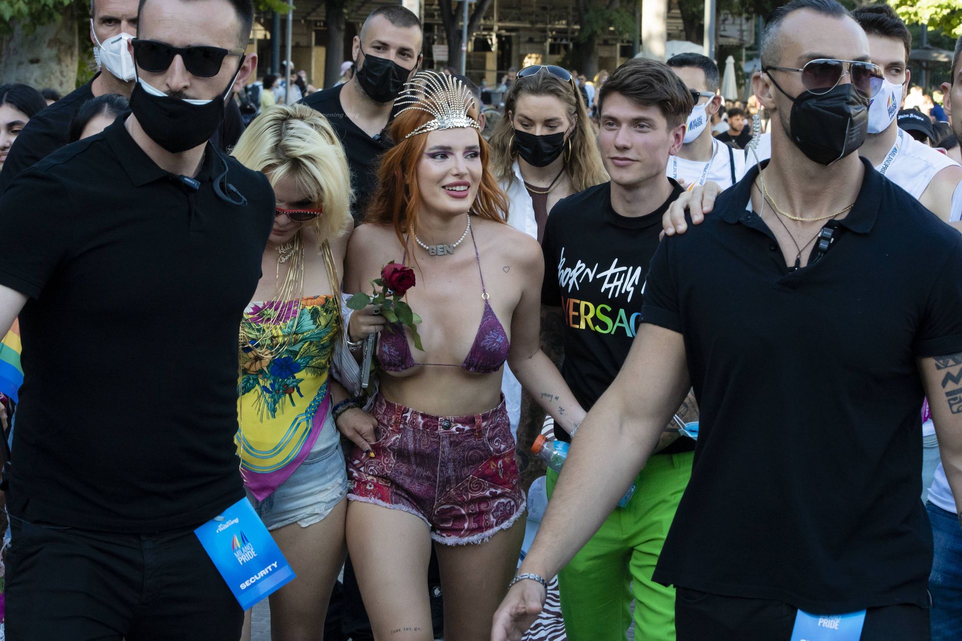 Bella Thorne Looks Hot at the Pride Event in Milan
(54 Photos) [Updated]