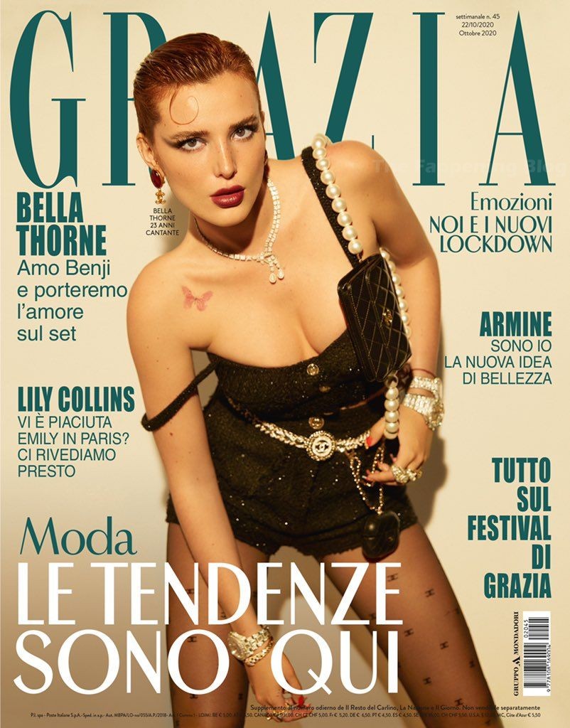 Bella Thorne Sexy & Topless - Grazia Magazine (12 Photos)