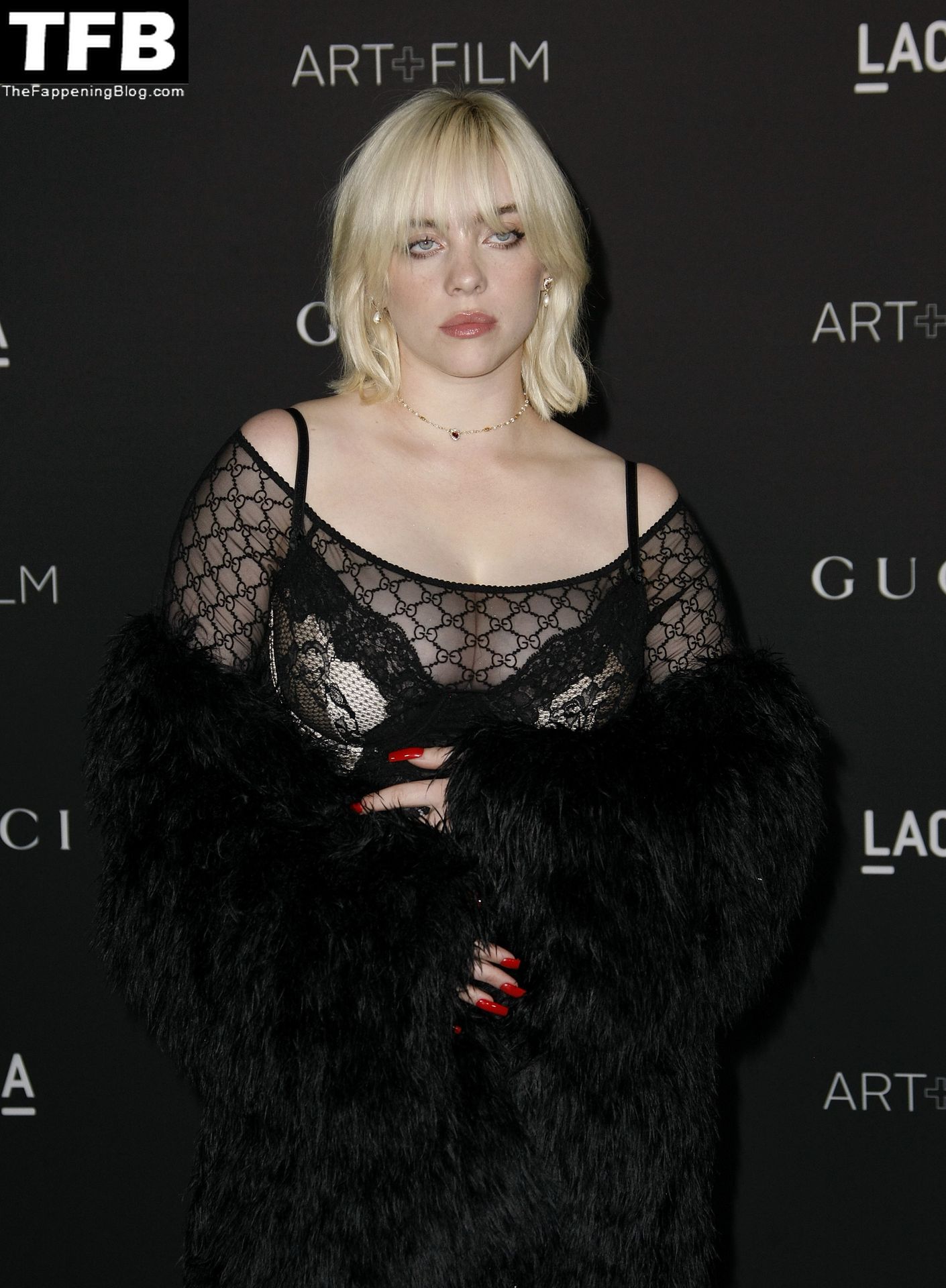 Billie Eilish Displays Her Sexy Boobs the 10th Annual LACMA ART+FILM Gala (
37 Photos)