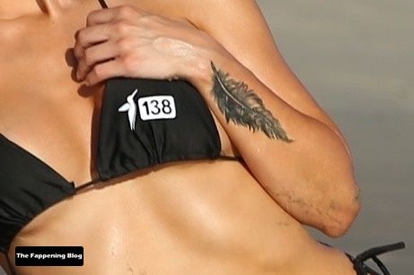 Brennah Black Strikes Sexy Poses in a Tiny Black Bikini for 138 Water (84 Photos)