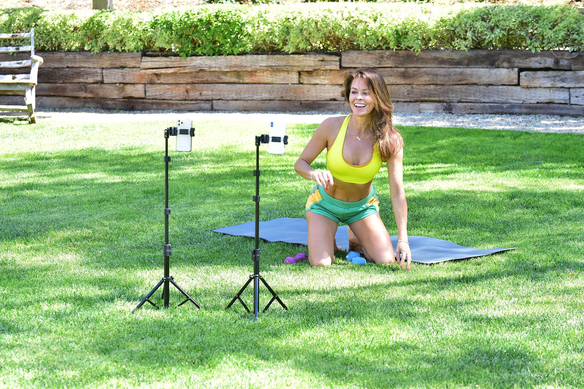 Brooke Burke Shows Off Her Sexy Body at Home in Malibu (18 Photos + Video)
