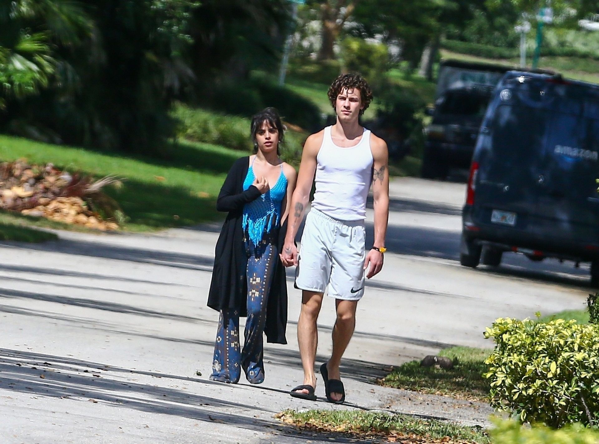 Camila Cabello & Shawn Mendes Take a Morning Walk (49 Photos)