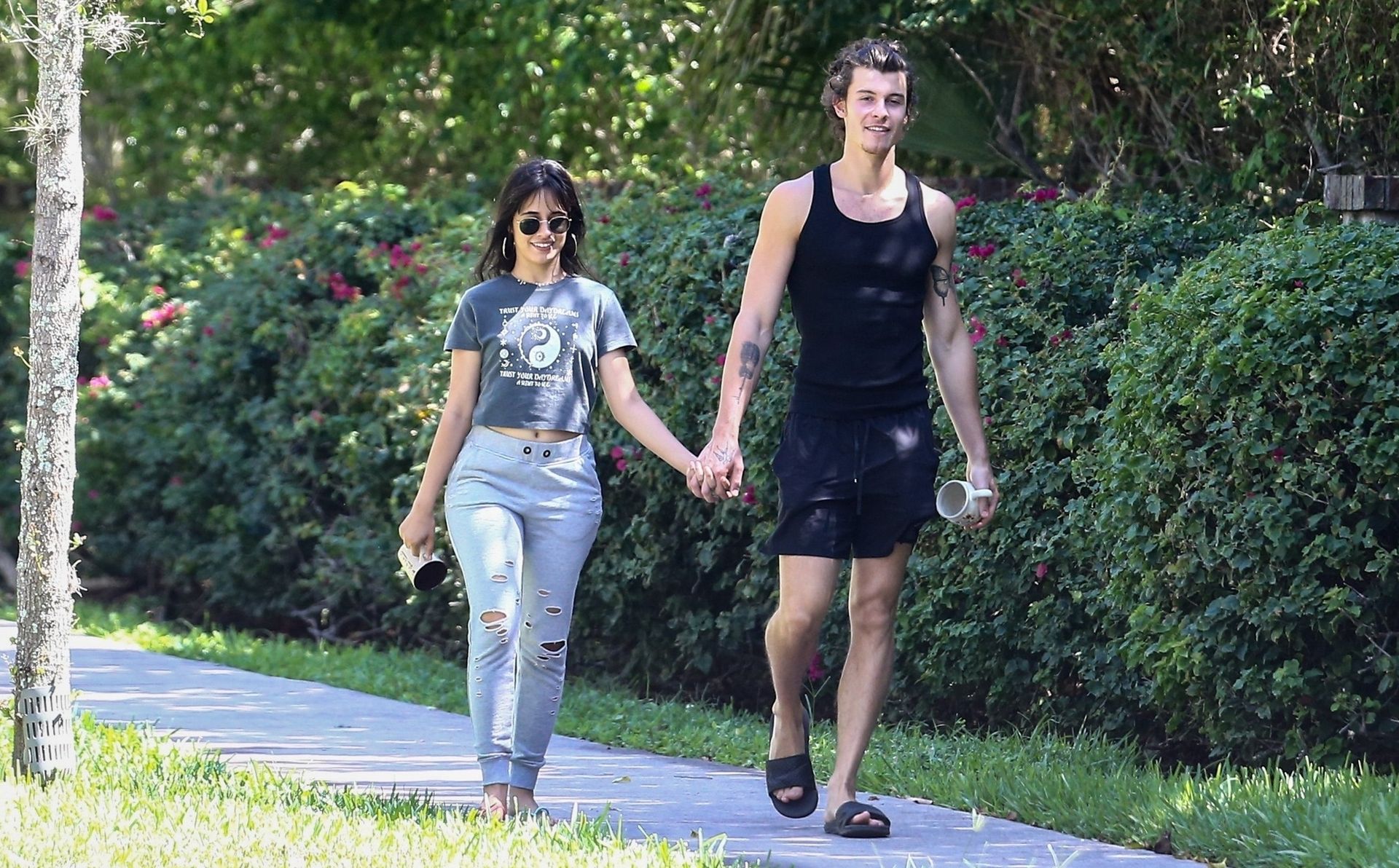 Camila Cabello & Shawn Mendes Take a Relaxing Slow Stroll in Coral Gables (59 Photos)