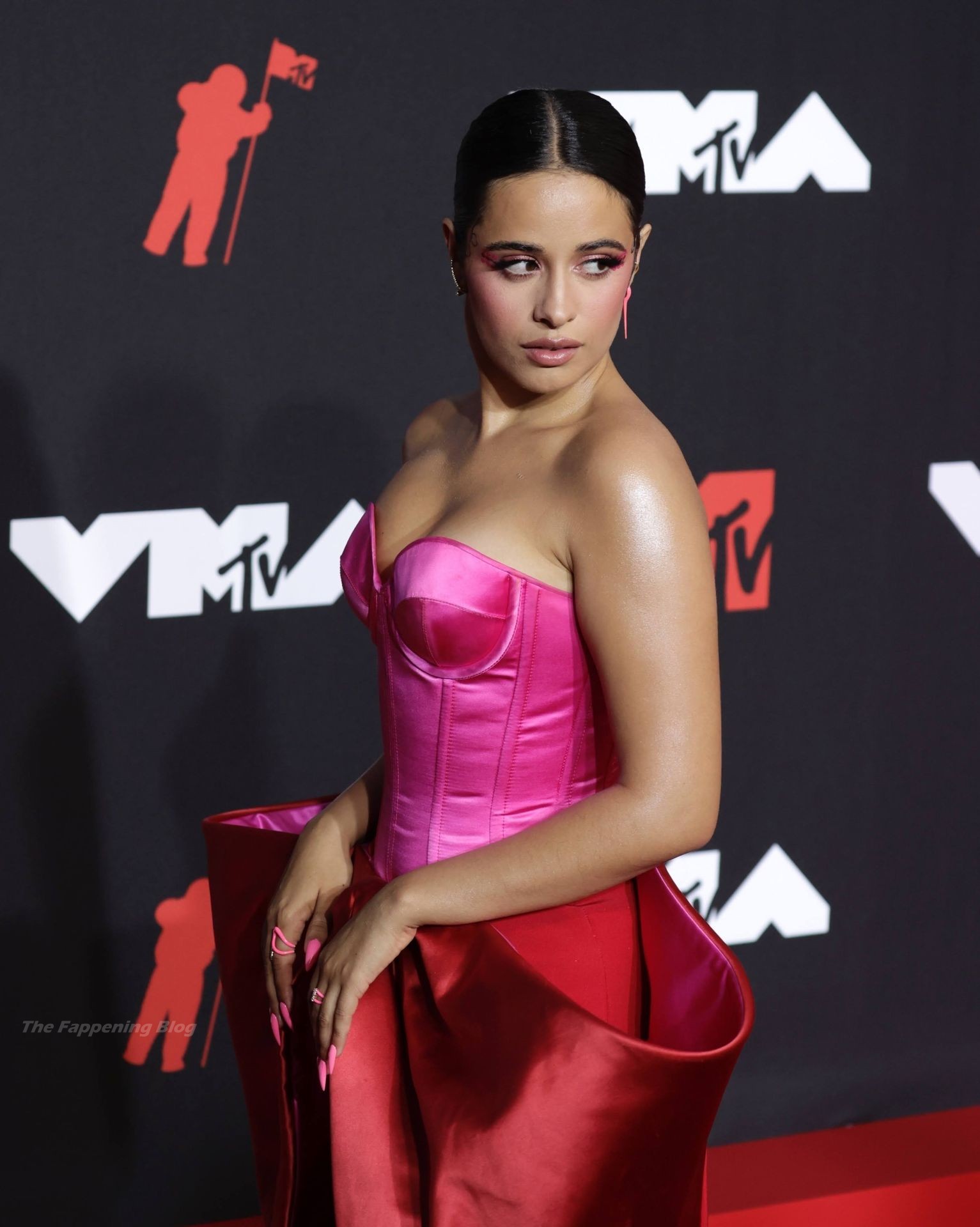 Camila Cabello Flaunts Her Nude Tits at the 2021 MTV Video Music Awards (21 Photos)