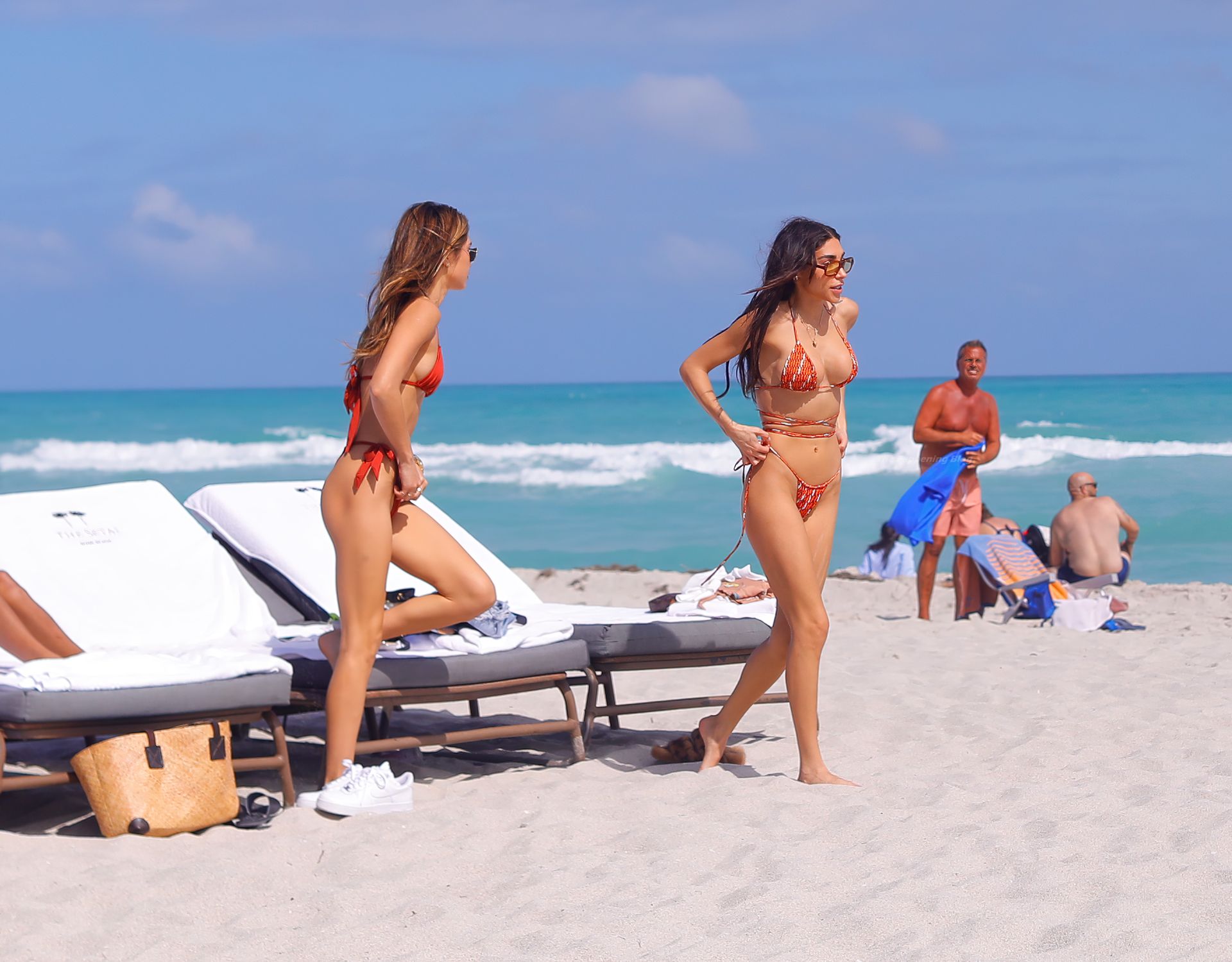 Chantel Jeffries Turns Heads of Beachgoers on the Beach in Miami (83 Photos)