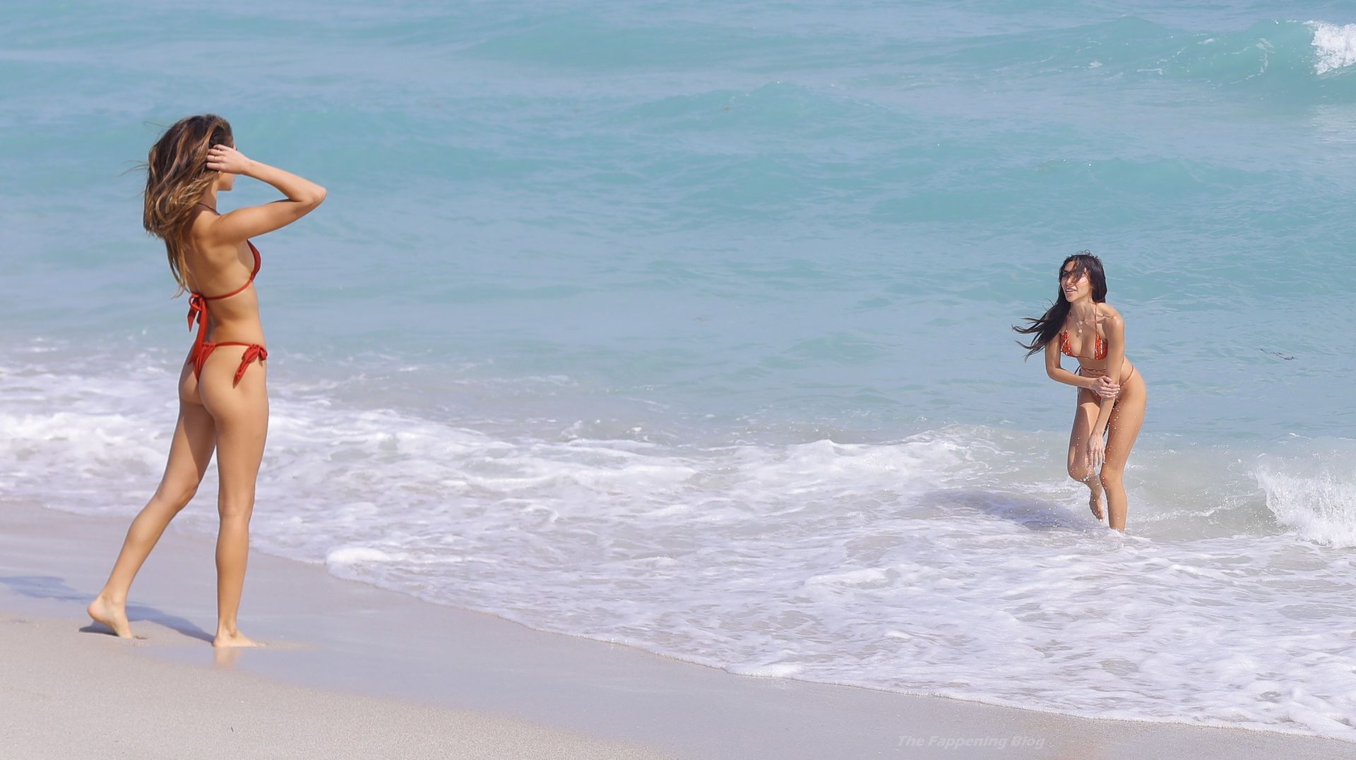 Chantel Jeffries Turns Heads of Beachgoers on the Beach in Miami (83 Photos)
