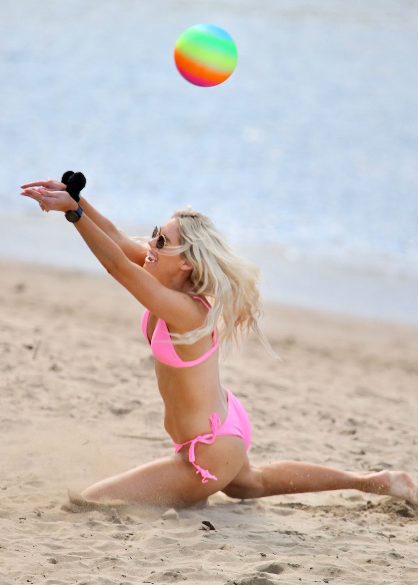 Charley Bond Flaunts Her Fit Body in a Pink Bikini (28 Photos)