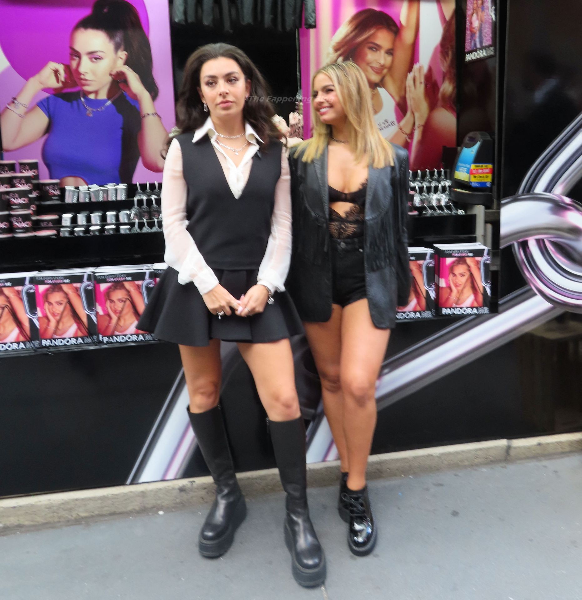 Addison Rae & Charli XCX Pose at the Pandora Me Event (24 Photos)