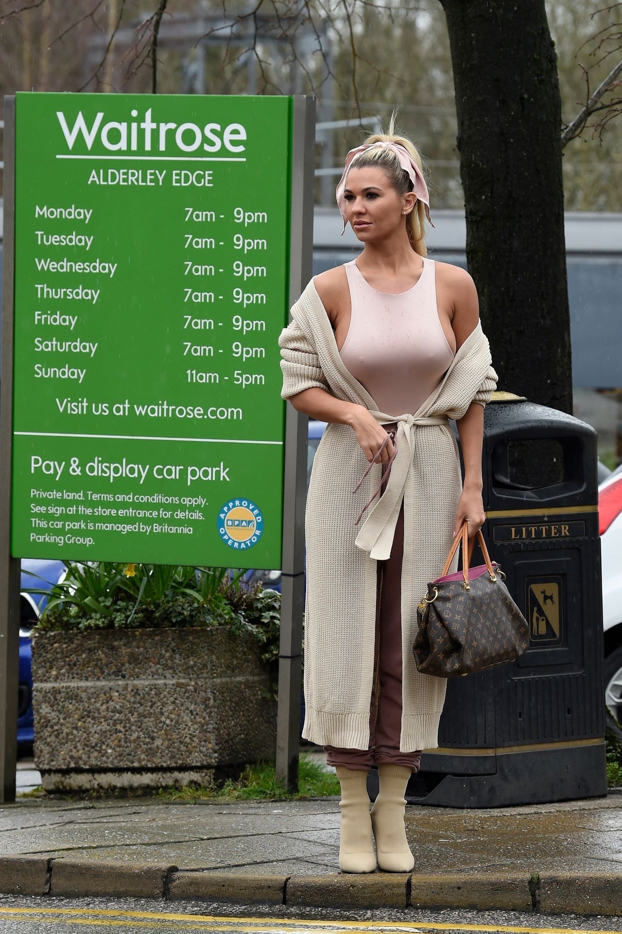 Busty Christine McGuinness Is Pictured Out and About in Alderley Edge (58 Photos)
