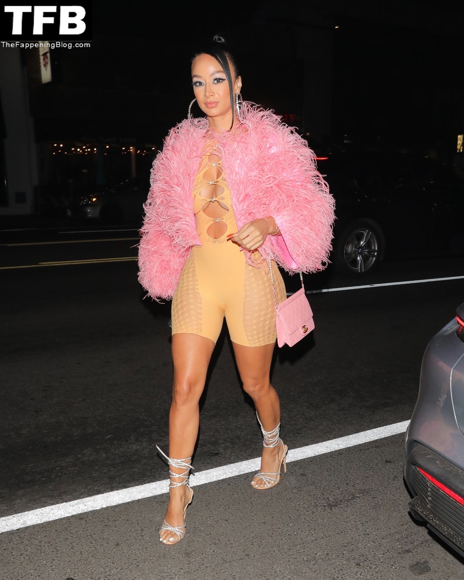 Busty Draya Michele Steps Out to Dinner in WeHo (11 Photos)